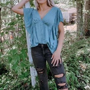 Red Dress Boutique Swiss Dot Blouse